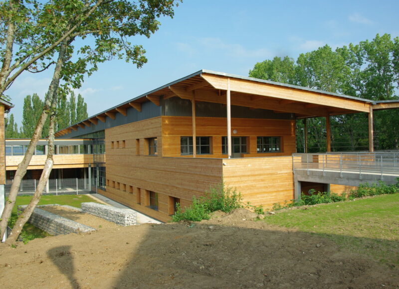 bâtiment en bois