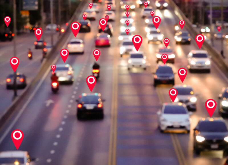 Données anonymes de GPS employées pour réduire les impacts environnementaux de la circulation