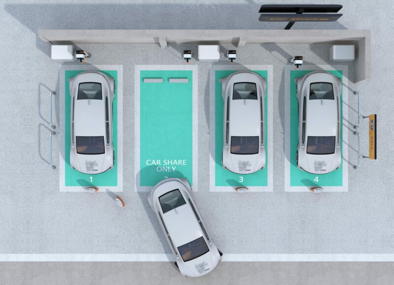 Parking pour l'autopartage