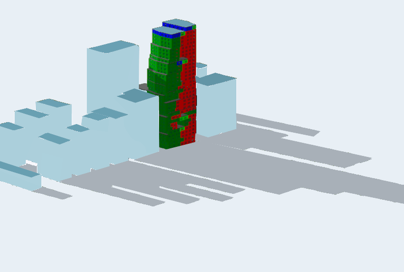 Digital mock-up of the Les Lumières Pleyel district project computed with Pleiades