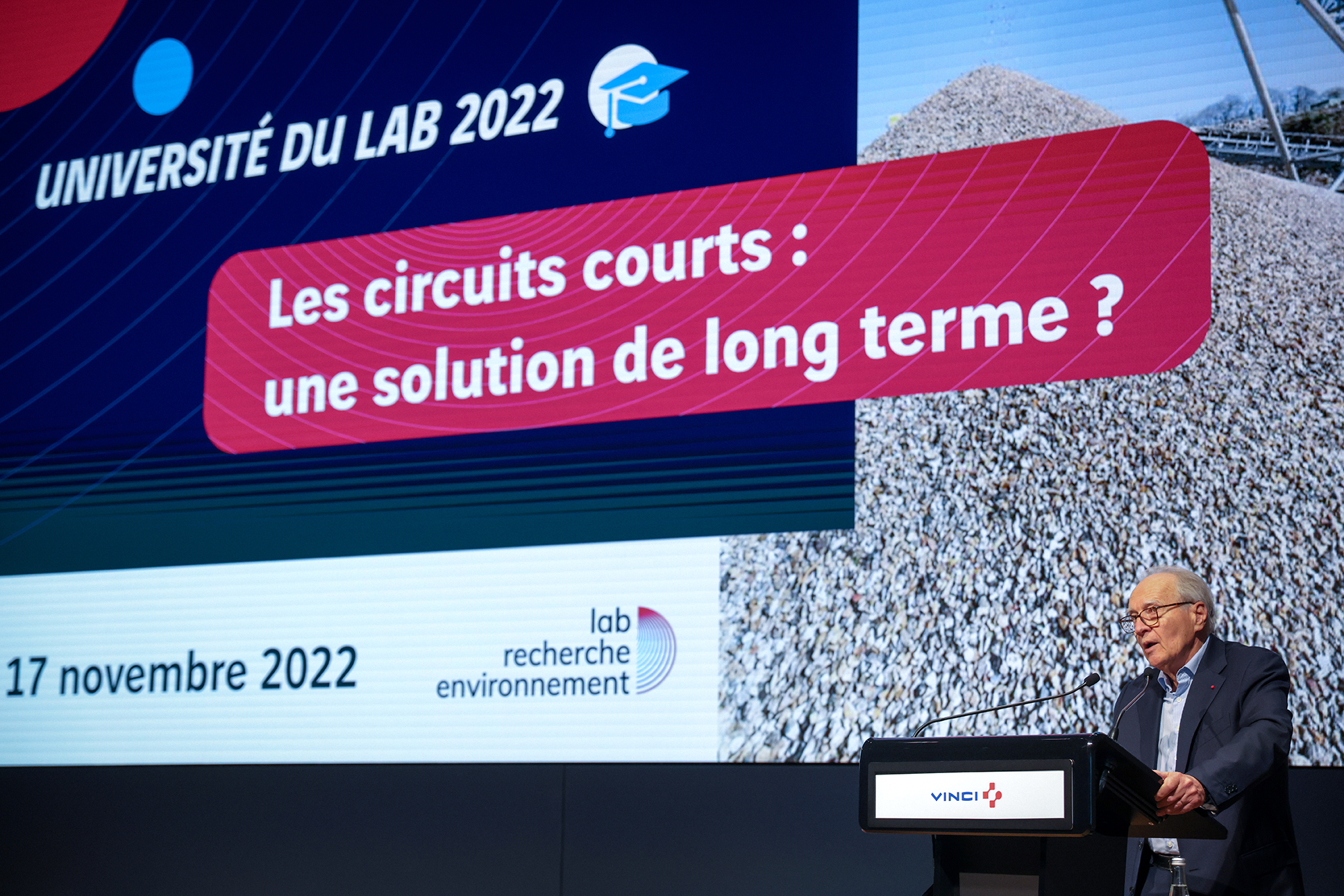 Xavier Huillard à l'Université du lab